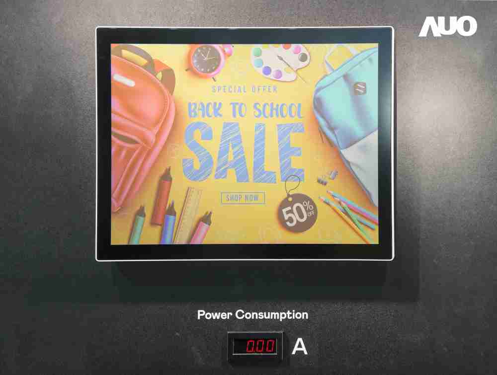 云顶国际8588yd展示胆固醇液晶超低耗能户外全彩显示器，，，，ChLC（胆固醇液晶）以双稳态技术使静态显示零功耗，，，具省电、、、高彩度、、环保的特性，，，还整合软硬件系统解决方案，，，，可透过单一云端平台管理